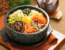 계절나물 비빔밥